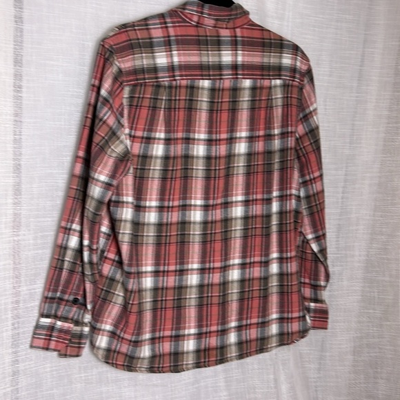 Tilley top,women Lg, plaid brushed flannel shirts. 100 % cotton, pink ,rodeo - Picture 8 of 12